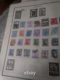 Worldwide Stamp Collection In Vintage 1944 Scott Modern Perfect Album. EXCITING