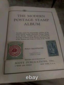 Worldwide Stamp Collection In Vintage 1946 Scott Modern Album. HUGE And Valuable