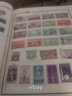 Worldwide Stamp Collection In Vintage 1946 Scott Modern Album. HUGE And Valuable