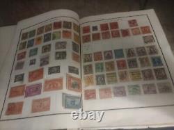 Worldwide Stamp Collection In Vintage Modern Postage Stamp Album 1800s Forward