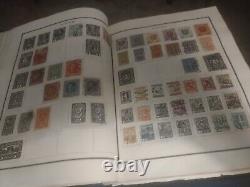 Worldwide Stamp Collection In Vintage Modern Postage Stamp Album 1800s Forward