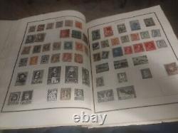 Worldwide Stamp Collection In Vintage Modern Postage Stamp Album 1800s Forward