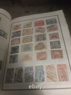 Worldwide Stamp Collection In Vintage Modern Postage Stamp Album 1800s Forward