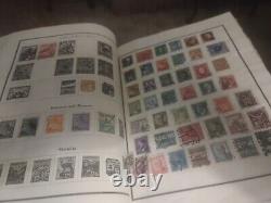 Worldwide Stamp Collection In Vintage Modern Postage Stamp Album 1800s Forward