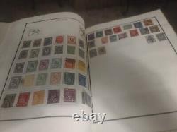 Worldwide Stamp Collection In Vintage Modern Postage Stamp Album 1800s Forward