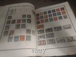 Worldwide Stamp Collection In Vintage Modern Postage Stamp Album 1800s Forward