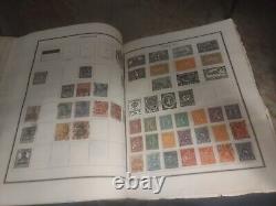 Worldwide Stamp Collection In Vintage Modern Postage Stamp Album 1800s Forward