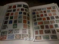 Worldwide Stamp Collection In Vintage Modern Postage Stamp Album 1800s Forward