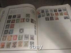 Worldwide Stamp Collection In Vintage Modern Postage Stamp Album 1800s Forward