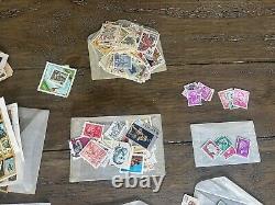 Worldwide Stamp Collection Thousands of Collectible Stamps Estate