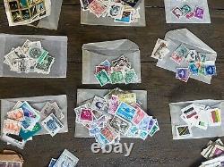 Worldwide Stamp Collection Thousands of Collectible Stamps Estate