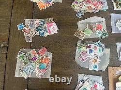 Worldwide Stamp Collection Thousands of Collectible Stamps Estate