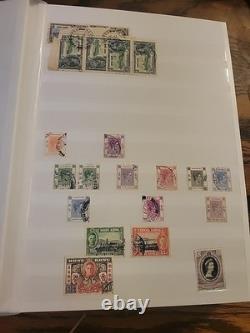 Worldwide Stamp Collection in Album Full of Stamps Mint & Used Royal Mail HK