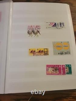Worldwide Stamp Collection in Album Full of Stamps Mint & Used Royal Mail HK