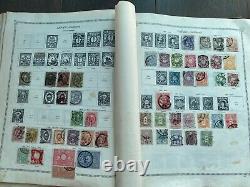 Worldwide Stamp Collection in Battered 2nd Edition Ideal Album High Cat Value