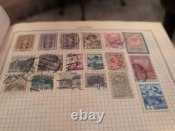 Worldwide Stamp Collection in Grosett And Dunlap 1934 Huge Old'Standard' Album