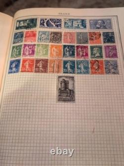 Worldwide Stamp Collection in Grosett And Dunlap 1934 Huge Old'Standard' Album