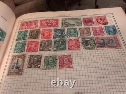 Worldwide Stamp Collection in Grosett And Dunlap 1934 Huge Old'Standard' Album