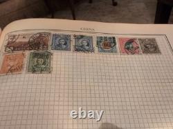 Worldwide Stamp Collection in Grosett And Dunlap 1934 Huge Old'Standard' Album