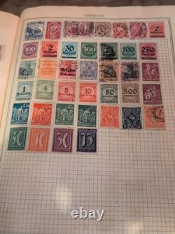 Worldwide Stamp Collection in Grosett And Dunlap 1934 Huge Old'Standard' Album