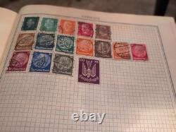 Worldwide Stamp Collection in Grosett And Dunlap 1934 Huge Old'Standard' Album