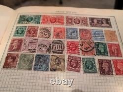 Worldwide Stamp Collection in Grosett And Dunlap 1934 Huge Old'Standard' Album