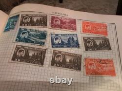 Worldwide Stamp Collection in Grosett And Dunlap 1934 Huge Old'Standard' Album