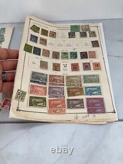 Worldwide Used Stamp Collection Lot Abyssinia Ethiopia Guadeloupe French Indies