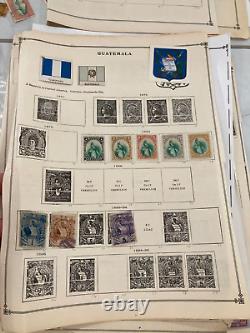 Worldwide Used Stamp Collection Lot Abyssinia Ethiopia Guadeloupe French Indies