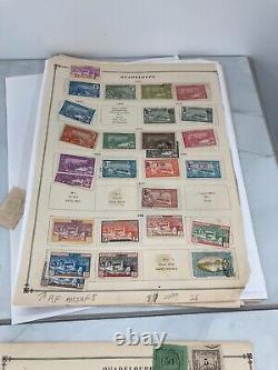 Worldwide Used Stamp Collection Lot Abyssinia Ethiopia Guadeloupe French Indies