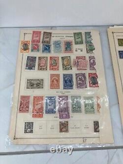 Worldwide Used Stamp Collection Lot Abyssinia Ethiopia Guadeloupe French Indies