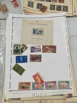 Worldwide Used Stamp Collection Lot Abyssinia Ethiopia Guadeloupe French Indies