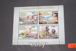 Worldwide Wwii Collection Of 120 Stamps & 55 Souvenir Sheets All Mint In Album