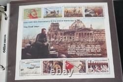Worldwide Wwii Collection Of 120 Stamps & 55 Souvenir Sheets All Mint In Album