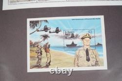 Worldwide Wwii Collection Of 120 Stamps & 55 Souvenir Sheets All Mint In Album