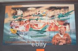 Worldwide Wwii Collection Of 120 Stamps & 55 Souvenir Sheets All Mint In Album