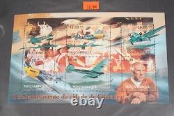 Worldwide Wwii Collection Of 120 Stamps & 55 Souvenir Sheets All Mint In Album
