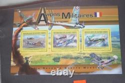 Worldwide Wwii Collection Of 120 Stamps & 55 Souvenir Sheets All Mint In Album