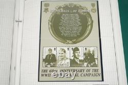 Worldwide Wwii Collection Of 165 Stamps & 60 Souvenir Sheets Stored In Album