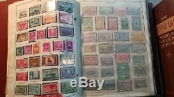 Worldwide collection of 4 Albums stuffed full of 1000's of stamps incl. U. S