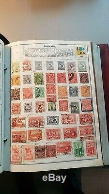 Worldwide collection of 4 Albums stuffed full of 1000's of stamps incl. U. S