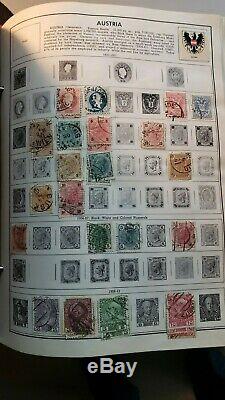 Worldwide collection of 4 Albums stuffed full of 1000's of stamps incl. U. S