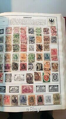 Worldwide collection of 4 Albums stuffed full of 1000's of stamps incl. U. S