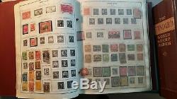 Worldwide collection of 4 Albums stuffed full of 1000's of stamps incl. U. S