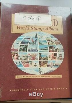 Worldwide collection of 4 Albums stuffed full of 1000's of stamps incl. U. S