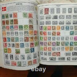 Worldwide immense stamp collection in Old Harris album. 1800s forward. IMMENSE