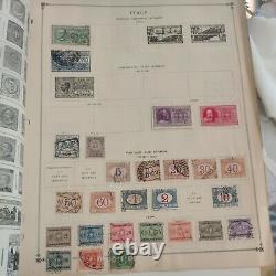 Worldwide stamp collection from 1800s forward in perfect Harris album. Super