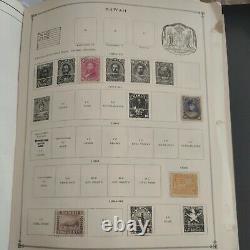 Worldwide stamp collection from 1800s forward in perfect Harris album. Super