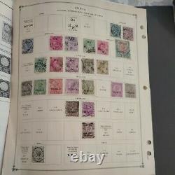 Worldwide stamp collection from 1800s forward in perfect Harris album. Super