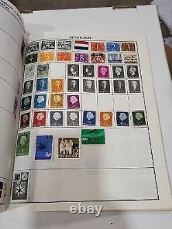 Worldwide stamp collection in 1973 Grossman majestic album. Wonderful assortment